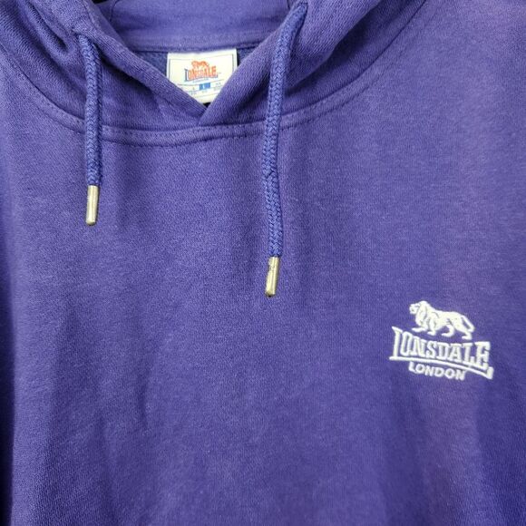 Lonsdale London Long Sleeve Embroidered Logo Pullover Hoodie Large - Picture 3 of 6